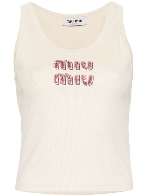 miu miu tank.top|michael miu tops.